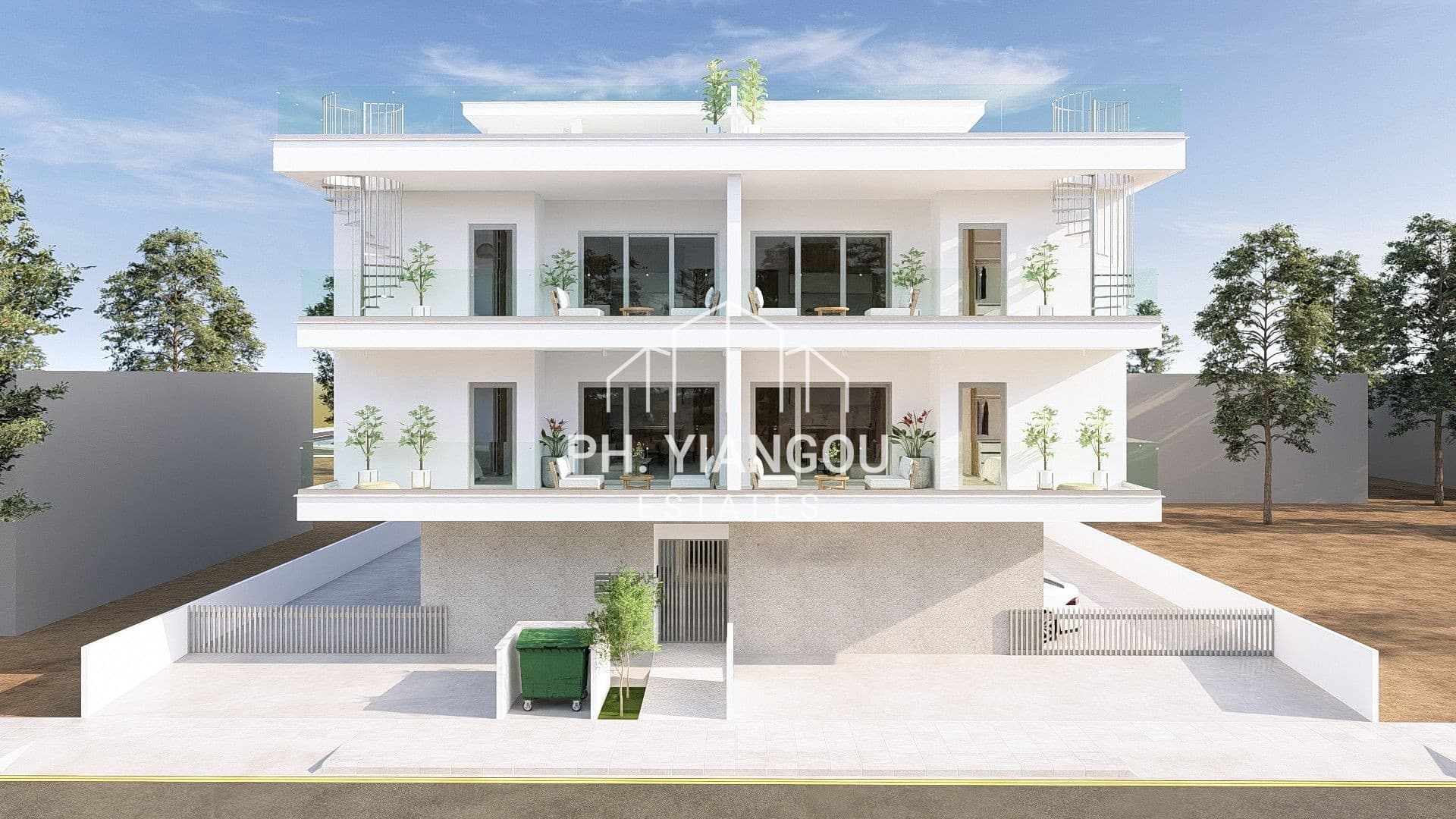 Off-plan 2 Bedroom Apartment for Sale in Lakatameia - Archangelos - opposite of the linear park of Pedieos green area